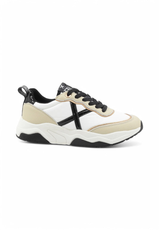 MUNICH Sneakers Donna Bianco Nero 8770105-PE25