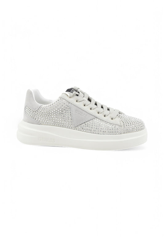 GUESS Sneakers Donna Grigio Strass FLPELBSUE12-PE25-WHITE