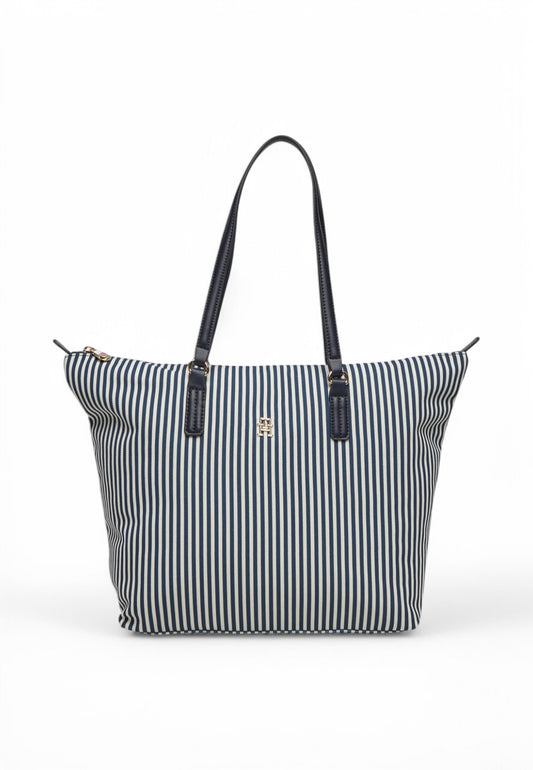 TOMMY HILFIGER Borsa Shopper Donna Blu Bianco AW0AW17203-0GY-PE25