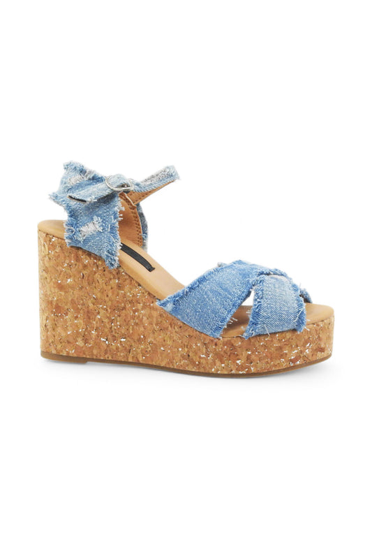 COLORS OF CALIFORNIA Sandali Tacchi Donna Azzurro Denim HC.CAPRI14-PE25-WHI