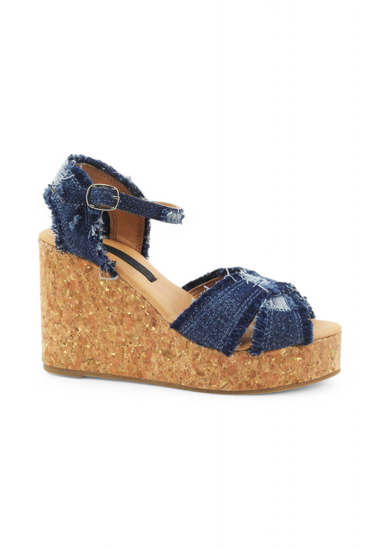 COLORS OF CALIFORNIA Sandali Tacchi Donna Blu Denim HC.CAPRI14-PE25-DEN