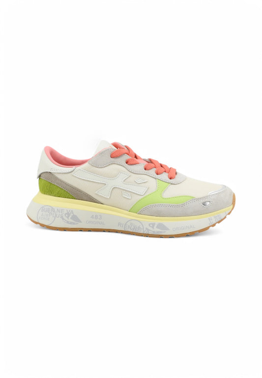 PREMIATA Sneakers Donna Beige Multicolor LAURYN-PE25-VAR7481