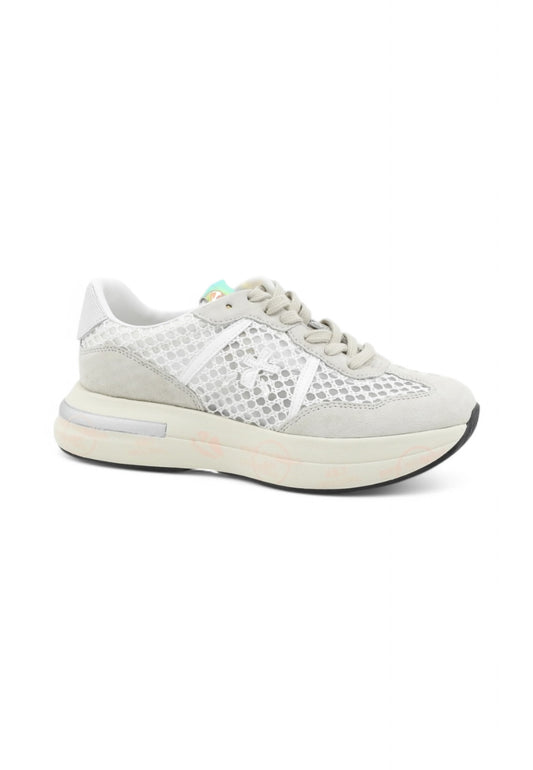 PREMIATA Sneakers Donna Bianco Beige CASSIE-PE25-VAR7390