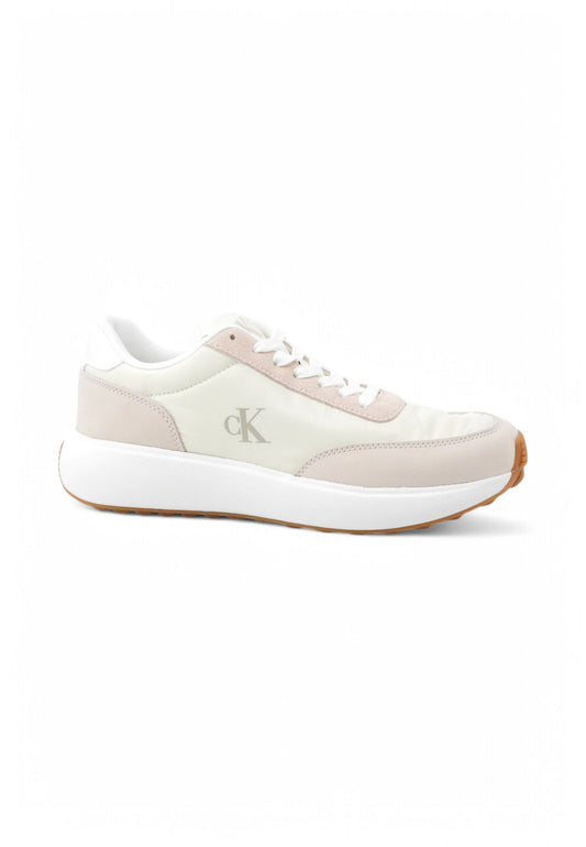 CALVIN KLEIN Sneakers Donna Bianco Rosa YW0YW0177401T-PE25