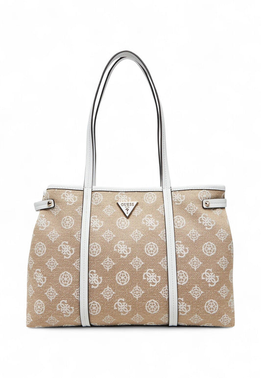 GUESS Borsa Shopper Donna Beige Bianco HWJG9627230-PE25-WLO