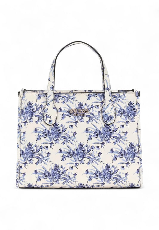 GUESS Borsa Shopper Donna Bianco Azzurro HWFG8665220-PE25-FLT