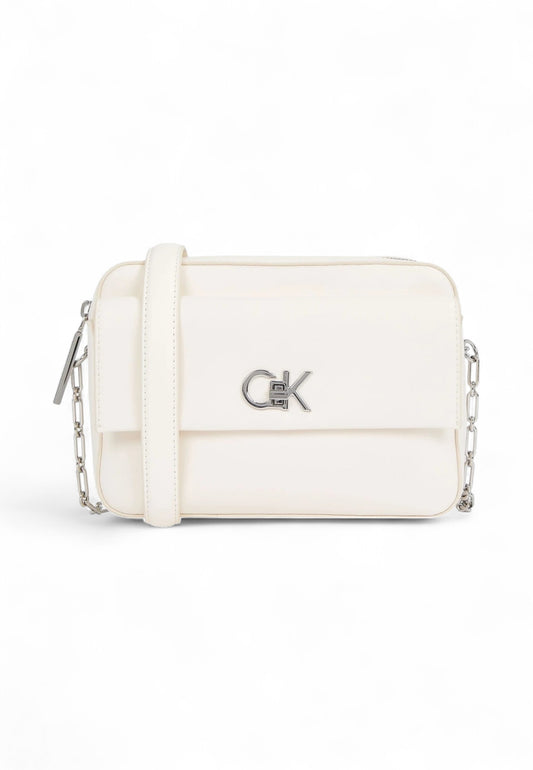 CALVIN KLEIN Borsa Tracolla Donna Bianco K60K613089-YAO-PE25
