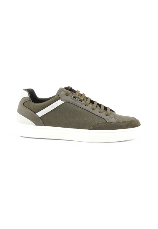 GEOX Sneakers Uomo Verde Bianco U55LDB0NBEK-PE25-C3391