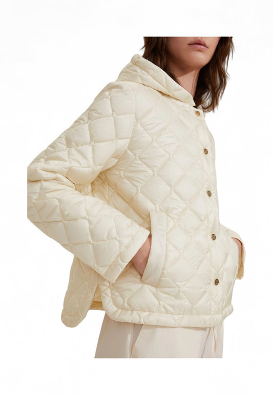 EMME MARELLA Giubbino Donna Bianco FLEUR-PE25-001