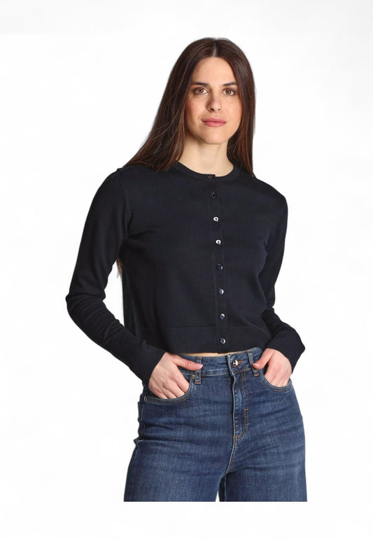 EMME MARELLA Maglione Donna Nero GRADI-PE25-003