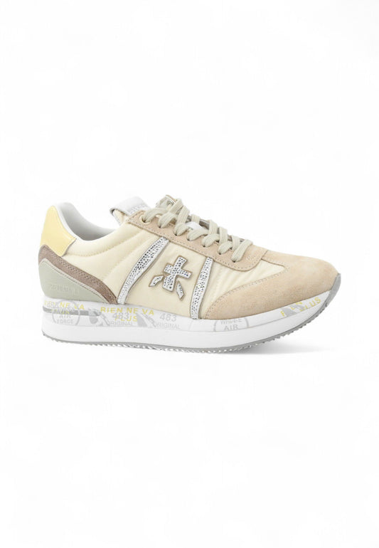 PREMIATA Sneakers Donna Beige Strass CONNY-PE25-VAR 6671