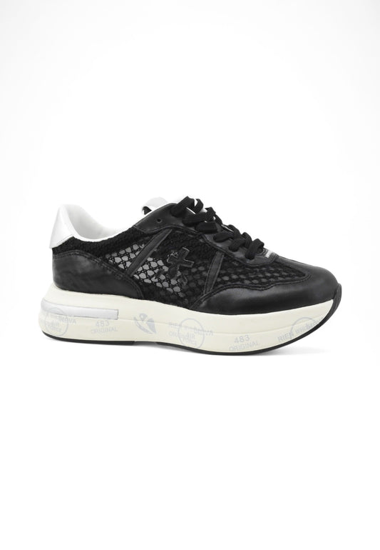 PREMIATA Sneakers Donna Nero Argento CASSIE-PE25-VAR 7389