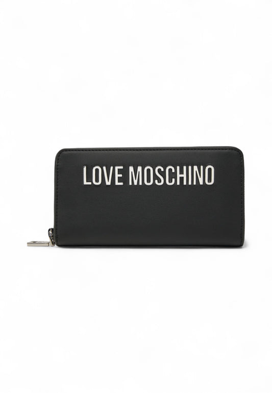 LOVE MOSCHINO Portafogli Donna Nero Argento JC5611PP1MKD000B-PE25