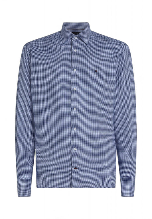 TOMMY HILFIGER Camicia Uomo Bianco Blu MW0MW381480K4-PE25