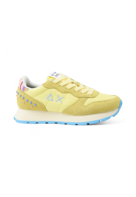 SUN68 Sneakers Donna Giallo Azzurro Borchie Z35206-PE25-32