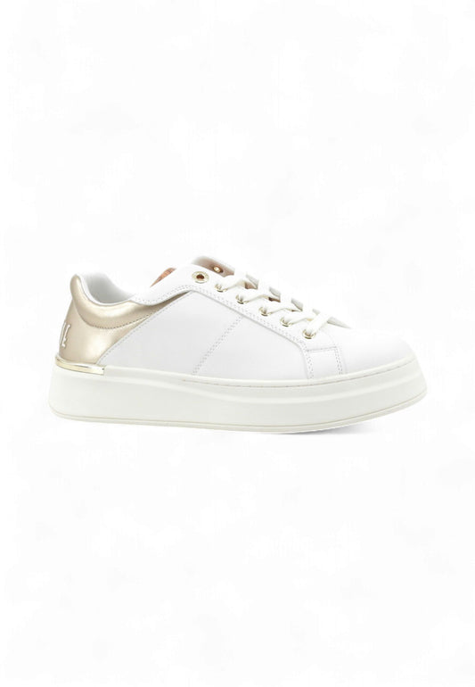 ALVIERO MARTINI Sneakers Donna Bianco Oro Fantasia 21350289-PE25-X048