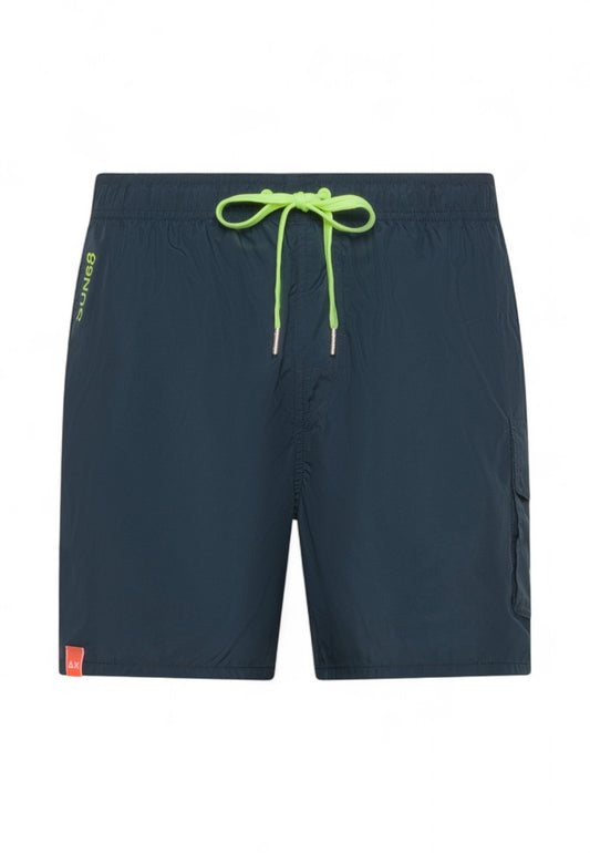 SUN68 Costume Uomo Blu Giallo H35105-PE25-07