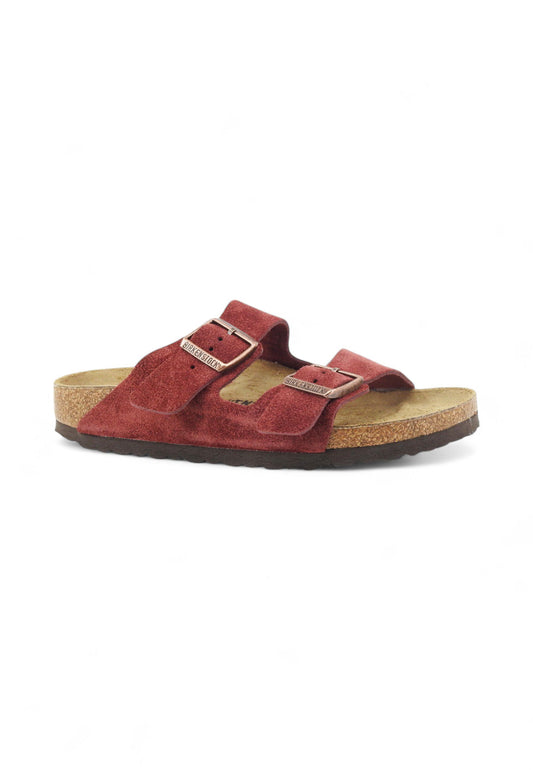 BIRKENSTOCK Arizona Suede Ciabatte Donna Bordeaux 1028331-PE25