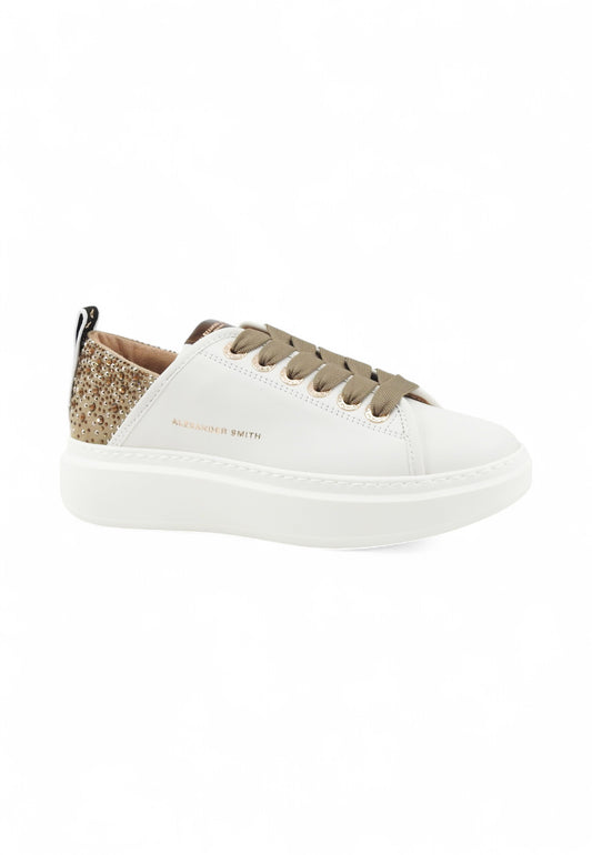 ALEXANDER SMITH Sneakers Donna Bianco Beige Strass ASBCWYW-0506-WLO-AI26