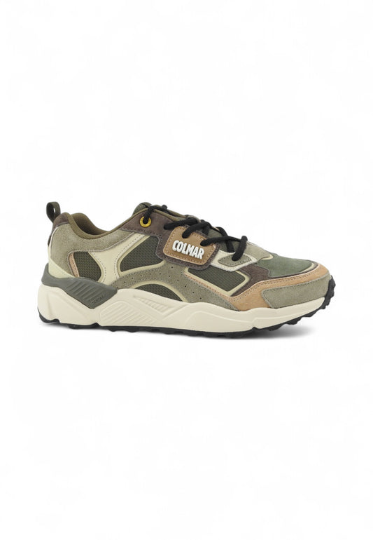 COLMAR Sneakers Uomo Verde Grigio Beige 067-AI26