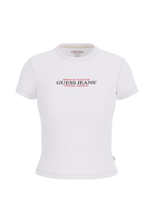 GUESS T-Shirt Donna Bianco W4YI03J1314-PE25-G011