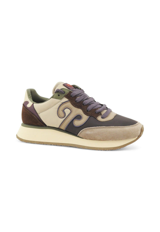 WUSHU Sneakers Donna Beige Marrone Beige Viola 100003-000607-AI26