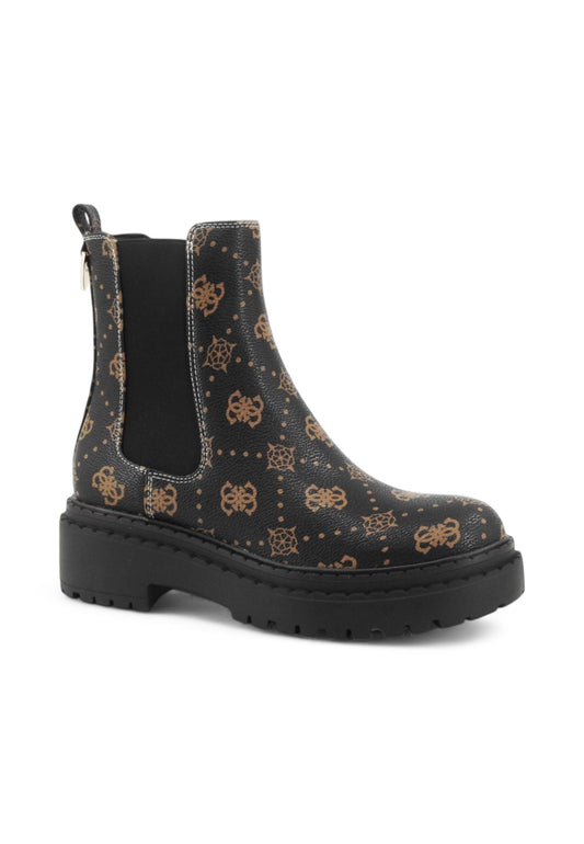 GUESS Stivaletti Donna Nero Marrone FLTLNAFAL10-AI26-BLKBR