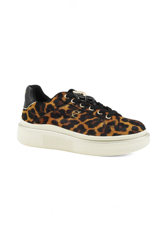 CAFE NOIR Sneakers Donna Nero Animalier C1DS1010-AI26-S006