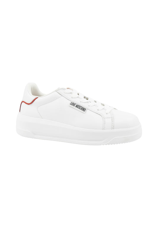 LOVE MOSCHINO Sneakers Donna Bianco Rosso JA15195G1NIA310B-AI26