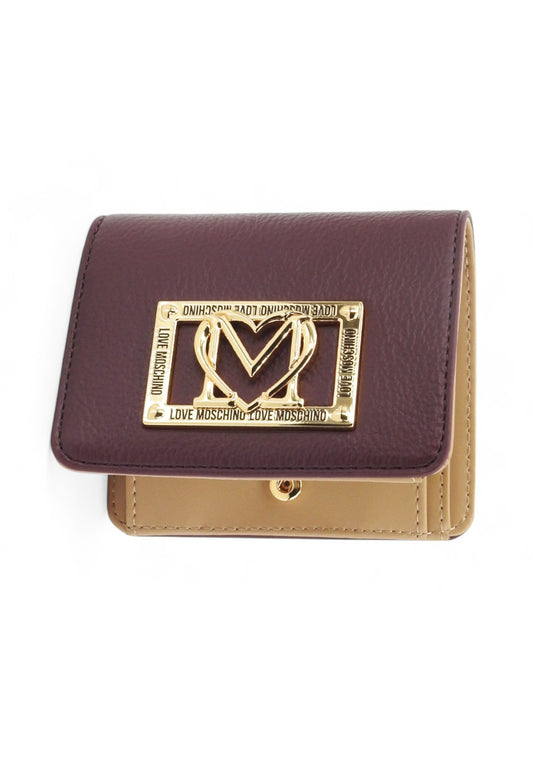 LOVE MOSCHINO Portafogli Donna Bordeaux JC5604PP1NLI0552-AI26
