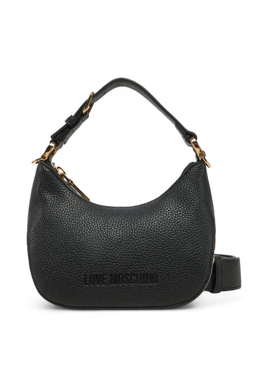 LOVE MOSCHINO Borsa A Spalla Donna Nero Oro JC4019PP1NLT0000-AI26