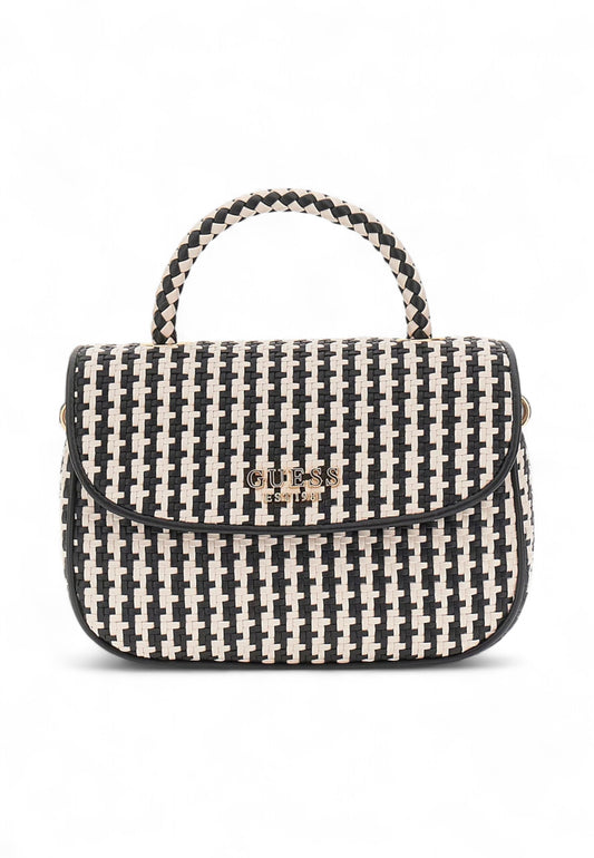 GUESS Borsa Tracolla Donna Nero Beige HWWG9631200-AI26-BML