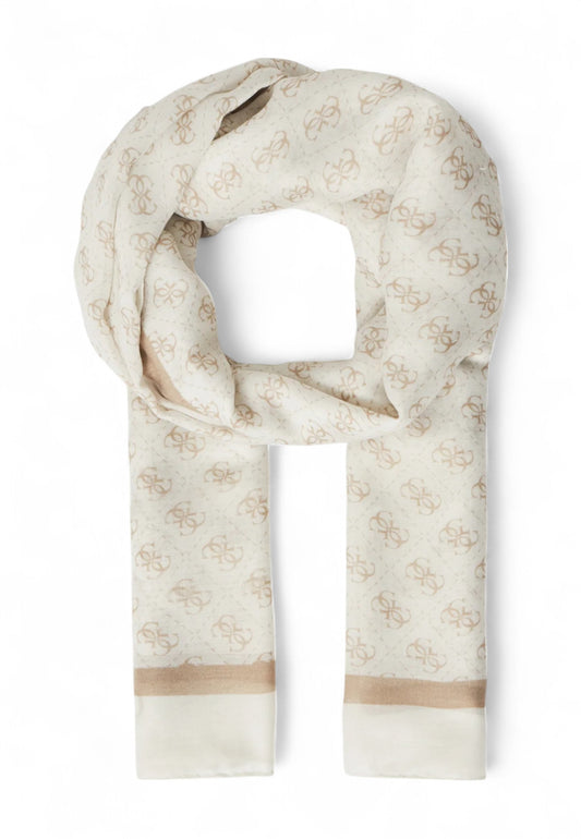 GUESS Foulard Donna Bianco Beige AW5341POL03-AI26-WLO