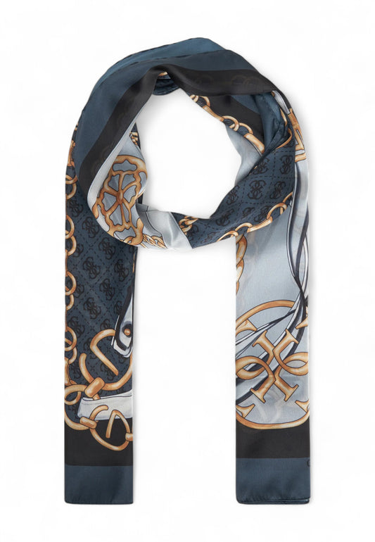 GUESS Foulard Donna Blu Grigio Oro AW5339POL03-AI26-CLO