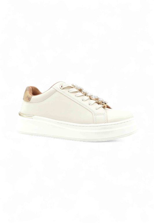 ALVIERO MARTINI Sneakers Donna Bianco Beige Pietre 22700289-AI26-A630