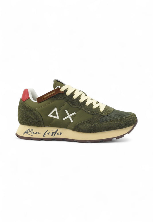 SUN68 Sneakers Uomo Verde Rosso Z45105-AI26-74