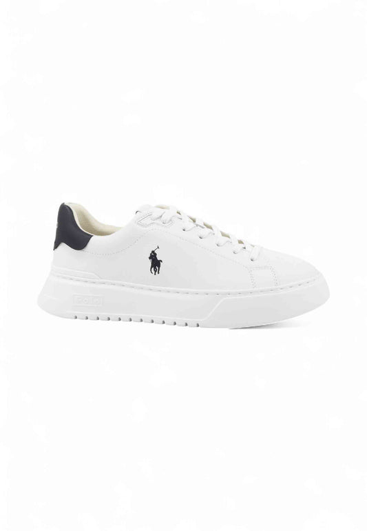 POLO RALPH LAUREN Sneakers Uomo Bianco Blu 809974097001-AI26