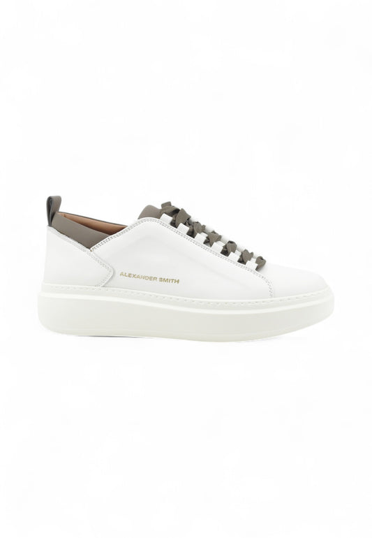 ALEXANDER SMITH Sneakers Uomo Bianco Grigio ASBCWYM-2267-WBO-AI26