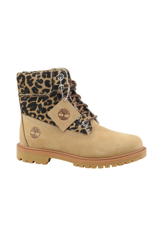 TIMBERLAND Anfibi Donna Animalier Beige Nero TB0A5M5NEN31-AI26