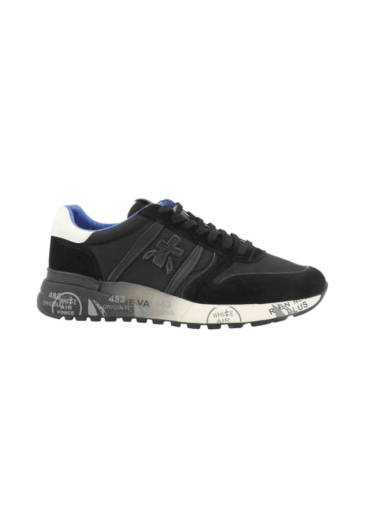 PREMIATA Sneakers Uomo Nero Bianco LANDER-AI26-VAR 7079