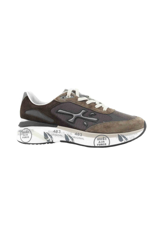 PREMIATA Sneakers Uomo Marrone Beige MOERUN-AI26-VAR 6446
