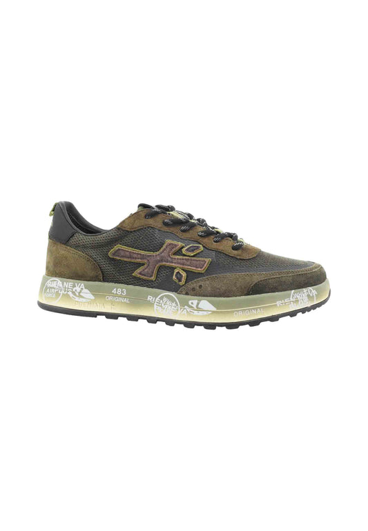 PREMIATA Sneakers Uomo Marrone Verde NOUS-AI26-VAR 7731