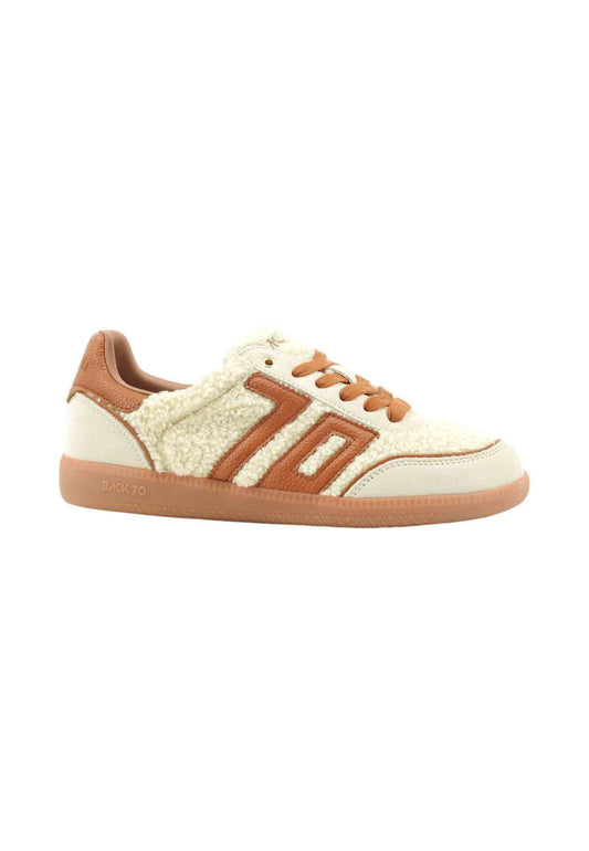 BACK70 Sneakers Donna Beige Marrone 108005-000113-AI26