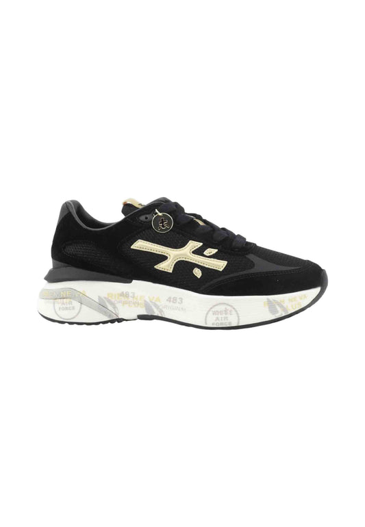PREMIATA Sneakers Donna Nero Oro MOERUND-AI26-VAR 7799