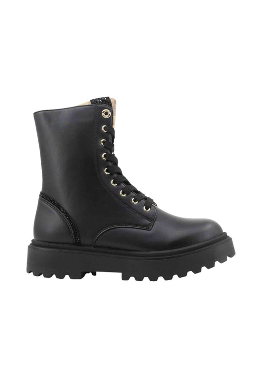 ALVIERO MARTINI Anfibi Donna Nero Strass 23180289-AI26-X550