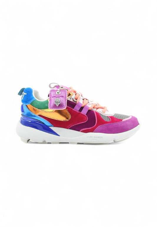 KURT GEIGER Sneakers Donna Rosa Azzurro Multicolore 5064369619-AI26