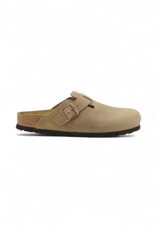 BIRKENSTOCK Ciabatte Boston Bs NF Beige 0960813-AI26