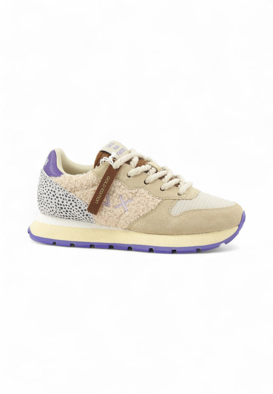 SUN68 Sneakers Donna Beige Viola Z45208-AI26-31