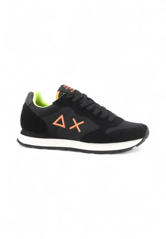 SUN68 Sneakers Uomo Nero Arancione Z45102-AI26-11
