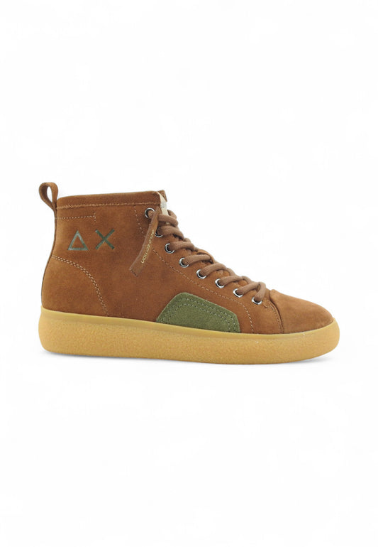SUN68 Sneakers Uomo Marrone Verde Z45145-AI26-93